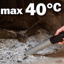 Bidon vide cendres chaudes CENEHOT SUR ROUES à moteur électrique 950W,18L pour aspirer les cendres chaudes des cheminées, des
poêles à bois ou à granulés