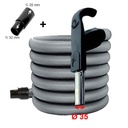 Flexible 6 m premium Plastiflex embout Ø 35 mm avec bouton marche/arrêt