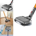 Brosse vadrouille électrique pour aspirateur sans fil compatible Dyson V7, V8, V10, V11, lumière LED, réservoir d'eau, tête de brosse