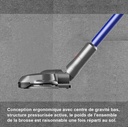 Brosse vadrouille électrique pour aspirateur sans fil compatible Dyson V7, V8, V10, V11, lumière LED, réservoir d'eau, tête de brosse