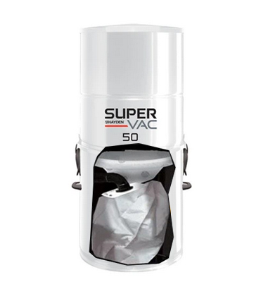 Aspirateur centralisé type Aldes HAYDEN SuperVac 50 avec kit de nettoyage, Garantie 10 ans