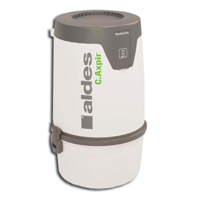 aspirateur central ALDES Pack C.AXPIR INITIA Garantie 2 ANS (jusqu’à 200 m²) + set de nettoyage, Aldes 11071138