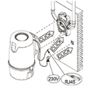 aspirateur central ALDES Pack C.AXPIR INITIA Garantie 2 ANS (jusqu’à 200 m²) + set de nettoyage, Aldes 11071138