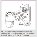 aspirateur central ALDES Pack C.AXPIR COMFORT Garantie 2 ANS (jusqu’à 300 m²) + set de nettoyage, Aldes 11071139