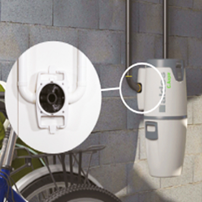 aspirateur central ALDES Pack C.AXPIR COMFORT Garantie 2 ANS (jusqu’à 300 m²) + set de nettoyage, Aldes 11071139