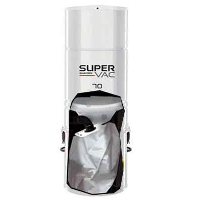 Aspirateur central hybride HAYDEN SuperVac 70 (jusqu’à 350 m²) - GARANTIE 10 ANS 