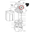 Pivot couvercle centrale d'aspiration à l'unité Axpir, Boosty, Family, ALDES 11170964