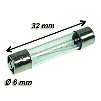 Fusible 6 x 32 mm 10A Générale d'Aspiration GA 600 Nature, Générale d'Aspiration 31052414