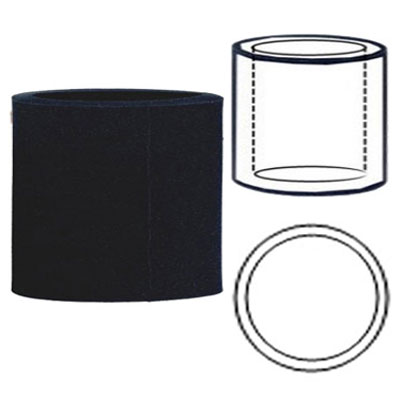 Lot de 2 pré-filtres + 1 Filtre polyester pour centrales ASPIRAMATIC 