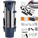 Aspiration centralisée AERTECNICA TX3A (jusqu’à 550 m²) - GARANTIE 3 ANS  - Avec 1 trousse flexible à variateur 9m + 8 accessoires + kit 3 prises + kit prise balai + kit prise garage