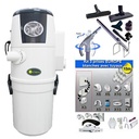 Aspirateur central CVTECH WINNY COMPACT 1.6kW + trousse inter 9 ML + 8 accessoires + kit 3 prises + kit prise balai + kit prise garage - Logement jusqu'à 250 m2 - Garantie 4 ans