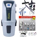 Aspiration centralisée SACH CVTech VAC Electra 2.4kW garantie 4 ans (jusqu'à 500 M²) + Set inter 9 M + 8 accessoires + kit 4 prises + kit prise balai + kit prise garage