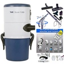 Aspirateur central Aertecnica TS85 garantie 3 ans (jusqu’à 150 m²) + trousse inter 9 ML + 8 accessoires + kit 3 prises + kit prise balai + kit prise garage