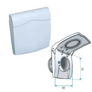 Prise d'aspiration centralisée ALDES Modèle EASY avec contact