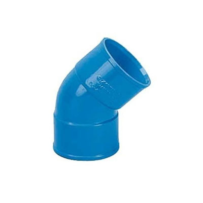 Coudes FF 45° pour réseau d'aspiration centralisée Unelvent SAPHIR ou Aertecnica Ø 50 mm Bleu, Aertecnica TR052