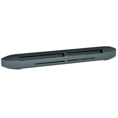 Entrée d’air hygroréglable acoustique ISOLA HY Gris anthracite, ANJOS 0690G7