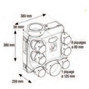 S&P UNELVENT - Kit VMC hygro  OZEO 2 ECOwatt  KHB T 3/7P. 1 bouche + manchette Ø125, 2 bouches + manchettes Ø80. Garantie 5 ans