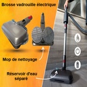 Brosse vadrouille électrique pour aspirateur sans fil compatible Dyson V7, V8, V10, V11, lumière LED, réservoir d'eau, tête de brosse