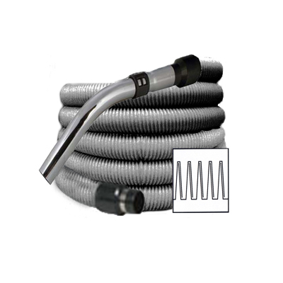Flexible pour aspiration centralisée - Longueur 5m, gris