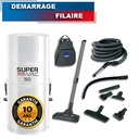 Aspirateur centralisé type Aldes HAYDEN SuperVac 50 avec kit de nettoyage, Garantie 10 ans