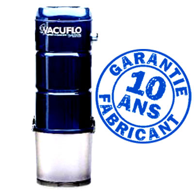 ASPIRATEUR CENTRAL UNITE MOTRICE VACUFLO V588Q (jusqu'a 600 M²) GARANTIE 10 ans