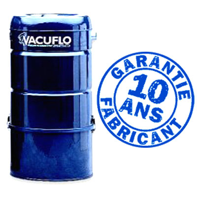 ASPIRATEUR CENTRAL UNITE MOTRICE VACUFLO V980 (jusqu'a 1000 M²) GARANTIE 10 ans