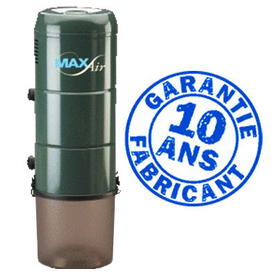 ASPIRATEUR CENTRAL UNITE MOTRICE VACUFLO MAXAIR (2 moteurs)(jusqu'a 1000 M²) GARANTIE 10 ans