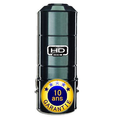 ASPIRATEUR CENTRAL HD800C (jusqu’à 350 M²) Équivalent de la Vacuflo V488 GARANTIE 10 ans