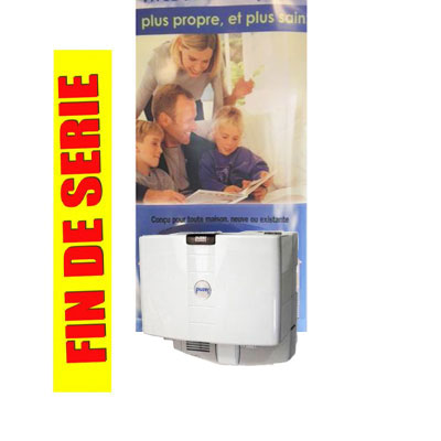 Aspiration centralisée PUZER EASY garantie 1 ans (jusqu’à 150 M²)
