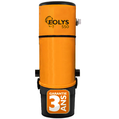 Aspiration centralisée EOLYS 550 GARANTIE 3 ANS (jusqu'à 500 m²) Filtration hybride (avec ou sans sac)