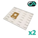 2 sacs polyester pour Général d'aspiration excel, GA130, GA200, GA300 et GA600 Nature, Générale d'Aspiration 31052049
