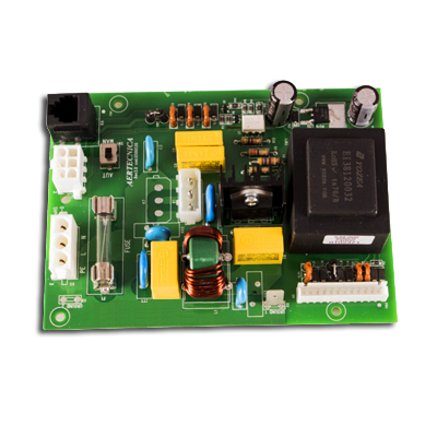 Carte électronique de puissance Évolution 1.0, (230V) pour centrales TC1, TC2, TC4, TP1A, TP2A, TP3A, TP4A, TX4A, Aertecnica CM901