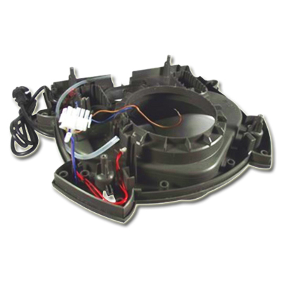 Platine 1 moteur brun 4s équipé C.Cleaner (entre le caisson et la cuve) Aldes 11171545