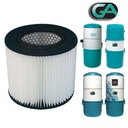 Filtre Générale d'aspiration lavable en polyester GA 100, GA 200, GA 300, GA 400, GA 1000, GA 200 oxygène, GA 300 Nature, GA 600 Nature et ECXEL, Générale d'Aspiration 31052002