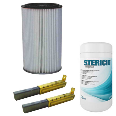 pack entretien Express Aspibox EUROMASTER, DISAN ZSA 25/2 et Sanclean modèle EuroMaster