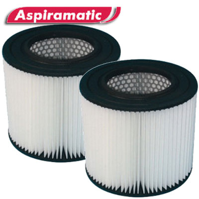 2 Filtres ASPIRAMATIC cellulose