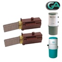 Jeu de charbon pour Général d'aspiration GA 200 Fabrication centrale avant 2005, Générale d'Aspiration 31050031