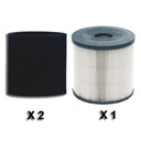 Lot de 2 pré-filtres + 1 Filtre pour centrale AIRFLOW 1400