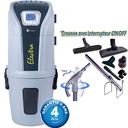 Aspiration centralisée SACH CVTech VAC Electra 1.8kW + Set inter 9 M + 8 accessoires + 1 Aspi-plumeau offert - Logement jusqu'à 300 m2 - Garantie 4 ans