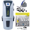 Aspiration centralisée SACH CVTech VAC Electra 2.4kW garantie 4 ans + Set 12 m RETRAFLEX marche/arrêt à télécommande intégrée + 7 accessoires + kit 1 prise Retraflex + kit ramasse-miettes (jusqu'à 500 m2)
