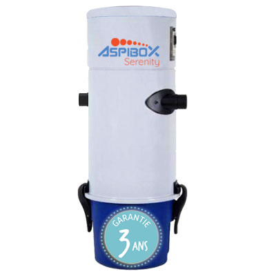 Aspirateur centralisé Aspibox Serenity - Jusqu'à 350m2 - Garantie 3 ans + Kit flexible garage 8m et 5 accessoires OFFERT