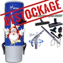 Aspiration centralisée SAPHIR 250 GARANTIE 2 ANS (jusqu’à 250 m²), filtration par sac de 30 litres, UNELVENT 620137 + set inter 9 ML + 8 accessoires + 1 Aspi-plumeau offert