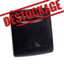 Prise carrée ABS noir (fin de série)