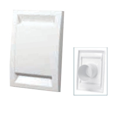 Prise blanche Classic Deco Vac, Cyclovac TF040101