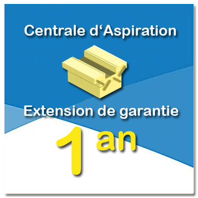 Extension de garantie d'1 an supplémentaire sur toutes les centrales d'aspiration (Vous pouvez choisir l'extension de garantie qu'au moment de l'achat de votre centrale)
