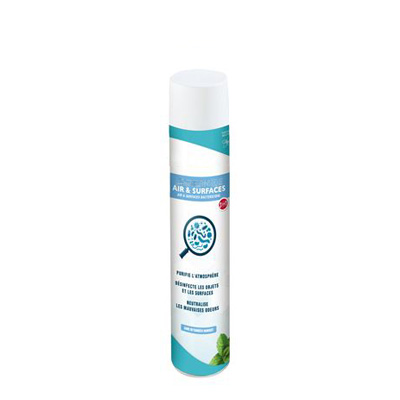 Spray désinfectant, purifiant, désodorisant air et surfaces