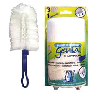 Boite de 12 Plumeau type Swiffer en microfibre avec 3 recharges