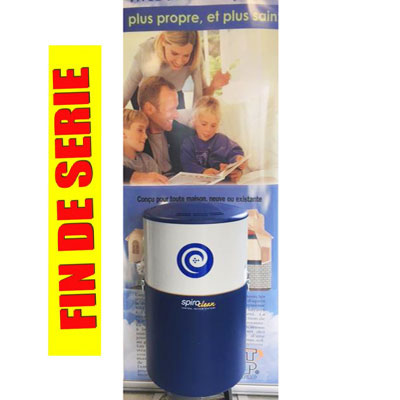 Aspiration centralisée Spiroclean FT10 GARANTIE 1 ANS (jusqu'à 350 m²) - centrale neuve fin de série 2019