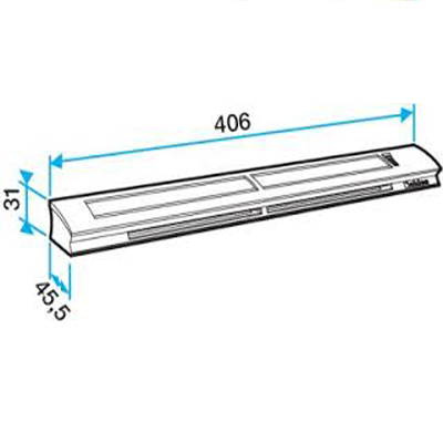 ALDES-Entrée d'air Hygroréglable EHB2 6-45 couleur blanche.