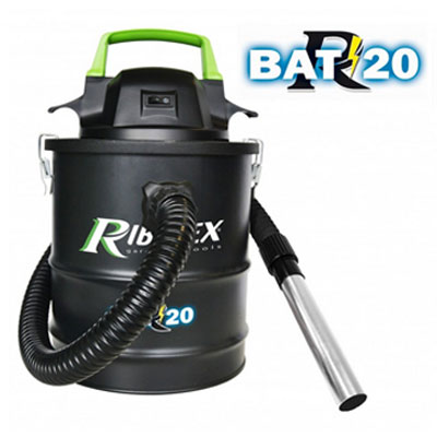 [AA492] Aspirateur à cendres à batterie R-BAT20 15 L, Ribimex PRBAT20/CEN